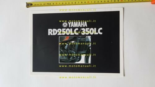Yamaha RD 350 - 250 LC 1981 depliant MOTO originale …