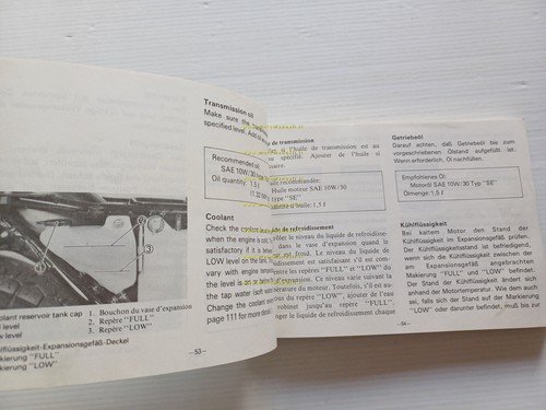 YAMAHA RD 350 - 250 LC 4L1 1981-82 manuale uso …