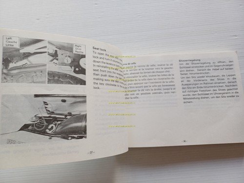 YAMAHA RD 350 - 250 LC 4L1 1981-82 manuale uso …