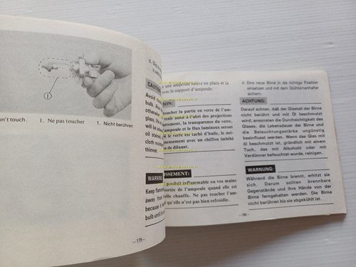 YAMAHA RD 350 - 250 LC 4L1 1981-82 manuale uso …