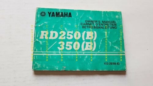 YAMAHA RD 350-250 B 1974 manuale uso manutenzione originale MOTO …