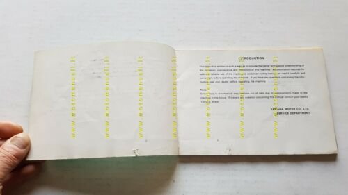 YAMAHA RD 350-250 B 1974 manuale uso manutenzione originale MOTO …