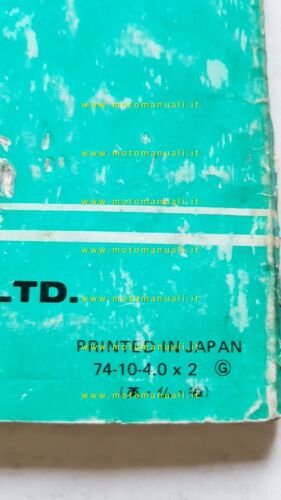 YAMAHA RD 350-250 B 1974 manuale uso manutenzione originale MOTO …