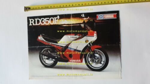 Yamaha RD 350 F 1985 depliant originale moto ITALIANO brochure