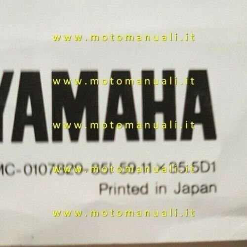 Yamaha RD 350 F 1985 depliant originale moto ITALIANO brochure