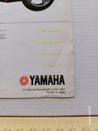 Yamaha RD 350 LC 1983 depliant MULTILINGUE originale
