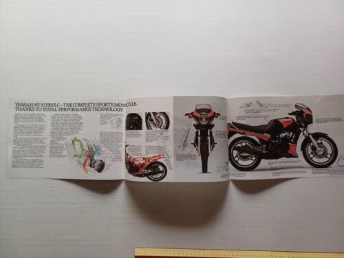 Yamaha RD 350 LC 1983 depliant originale INGLESE