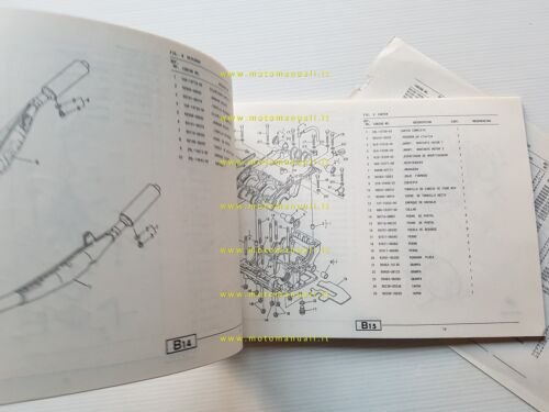 Yamaha RD 350 LC 2UA 1988 catalogo ricambi originale spare …