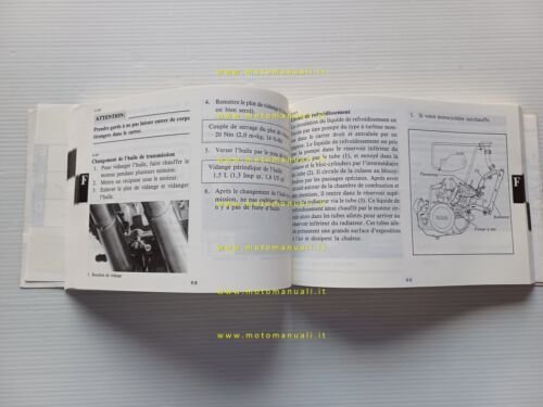 Yamaha RD 350 LC-LCF 1UA 1985-86 manuale uso manutenzione libretto …