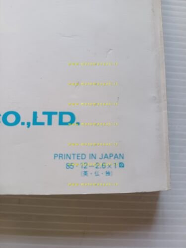 Yamaha RD 350 LC-LCF 1UA 1985-86 manuale uso manutenzione libretto …