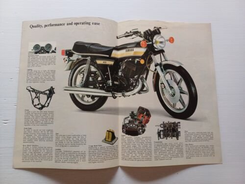 Yamaha RD 400 1976 depliant originale INGLESE