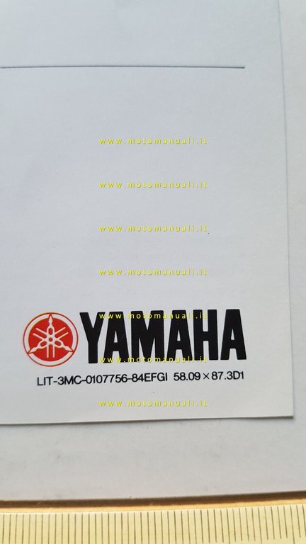 Yamaha RD 500 LC 1984 depliant originale genuine motorcycle brochure