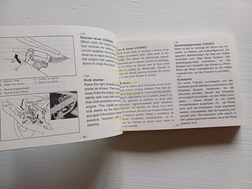 Yamaha RD 500 LC 47X 1984-85 manuale uso manutenzione libretto …