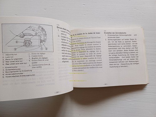 Yamaha RD 500 LC 47X 1984-85 manuale uso manutenzione libretto …