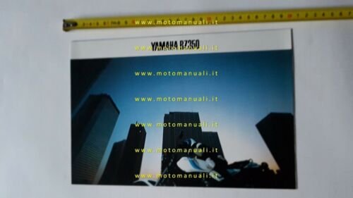 Yamaha RZ 350 1981 depliant giapponese originale moto JAPANESE brochure