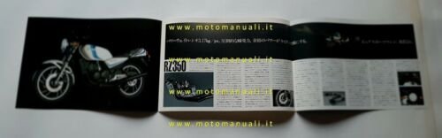 Yamaha RZ 350 1981 depliant giapponese originale moto JAPANESE brochure