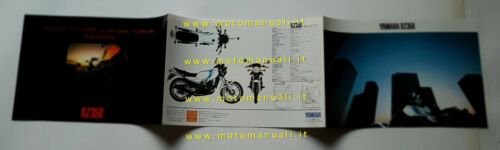 Yamaha RZ 350 1981 depliant giapponese originale moto JAPANESE brochure
