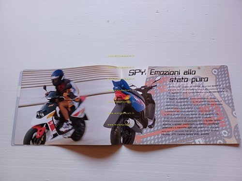Yamaha SPY 50 1995 Scooter depliant ITALIANO originale