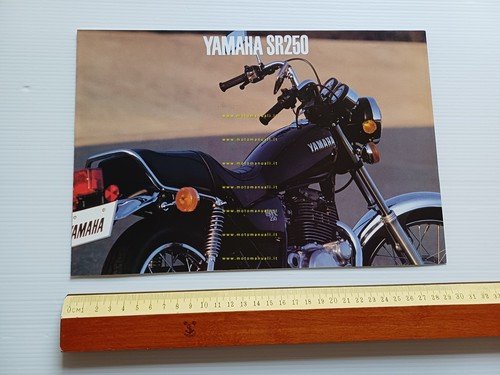 Yamaha SR 250 1980-81 depliant GIAPPONESE originale