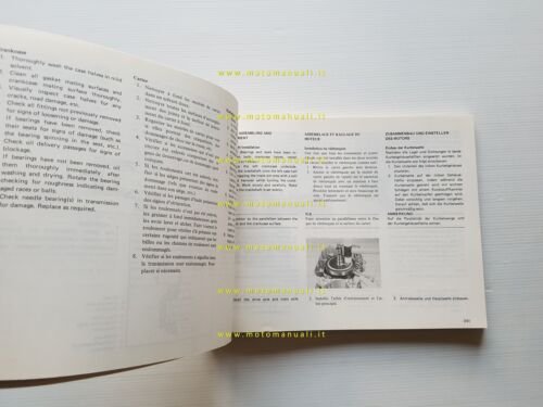 Yamaha SR 250 SE 3Y8 1980 manuale officina originale