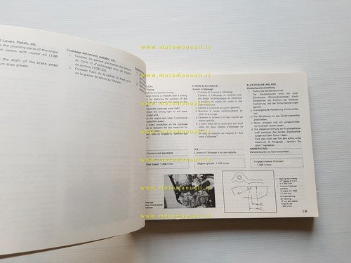 Yamaha SR 250 SE 3Y8 1980 manuale officina originale