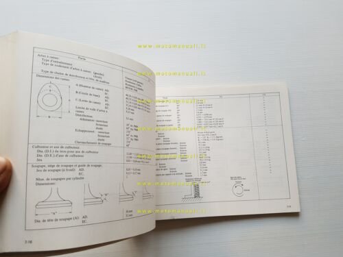 Yamaha SR 250 SE 3Y8 1980 manuale officina originale