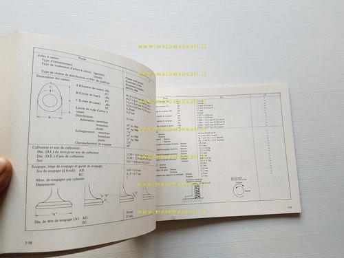 Yamaha SR 250 SE 3Y8 1980 manuale officina originale
