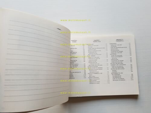 Yamaha SR 250 SE 3Y8 1980 manuale officina originale