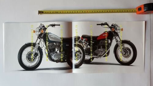 Yamaha SR 500 1978 depliant moto italiano originale motorcycle brochure