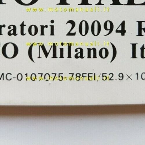 Yamaha SR 500 1978 depliant moto italiano originale motorcycle brochure