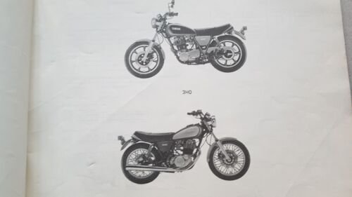 Yamaha SR 500 1979 catalogo ricambi originale spare parts catalogue