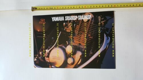 Yamaha SR 500 SP - SR 400 SP 1981 depliant …