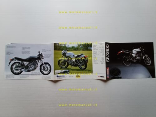 Yamaha SRX 600 1986 depliant italiano originale