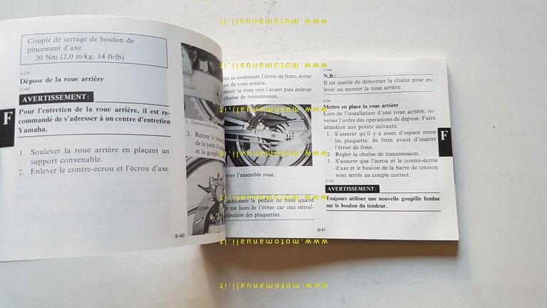 Yamaha SRX 600 1XL 1985 manuale uso manutenzione originale INGLESE …