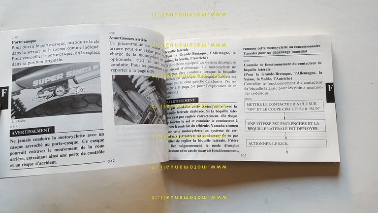 Yamaha SRX 600 1XL 1985 manuale uso manutenzione originale INGLESE …