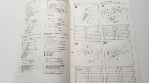 Yamaha SRX 600 S 1986 manuale assemblaggio officina originale no …