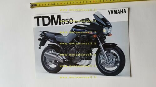 Yamaha TDM 850 1991 depliant MOTO originale brochure ITALIANO