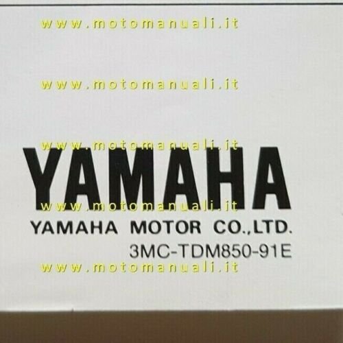 Yamaha TDM 850 1991 depliant MOTO originale brochure ITALIANO