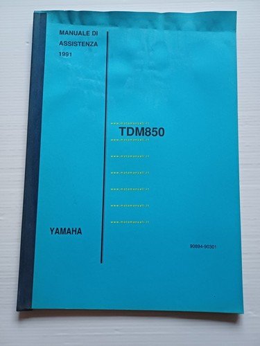 Yamaha TDM 850 1991 manuale per corso assistenza officina italiano …