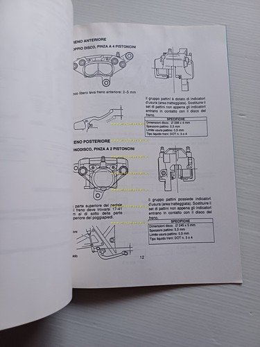Yamaha TDM 850 1991 manuale per corso assistenza officina italiano …