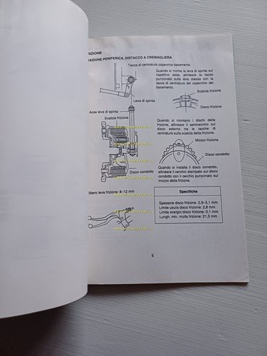 Yamaha TDM 850 1991 manuale per corso assistenza officina italiano …