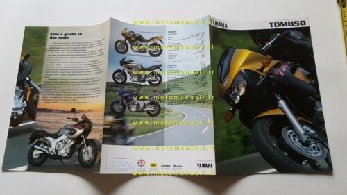 Yamaha TDM 850 1995 depliant MOTO originale brochure ITALIANO