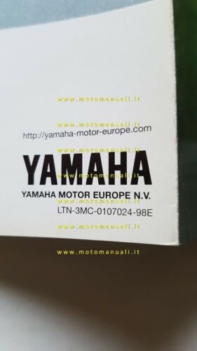 Yamaha TDM 850 1995 depliant MOTO originale brochure ITALIANO