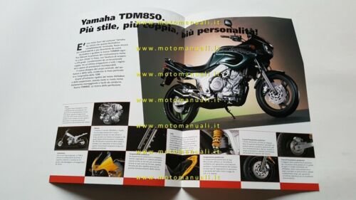 Yamaha TDM 850 1996 depliant ITALIANO originale moto brochure