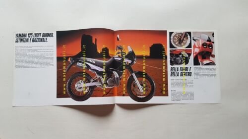 Yamaha TDR 125 1990 depliant moto originale ITALIANO