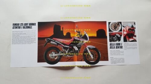 Yamaha TDR 125 1990 depliant moto originale ITALIANO