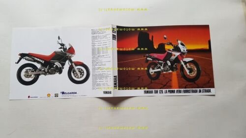 Yamaha TDR 125 1990 depliant moto originale ITALIANO