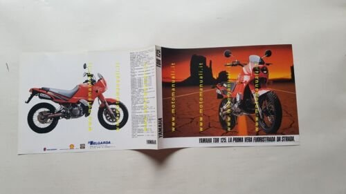 Yamaha TDR 125 1990 depliant moto originale ITALIANO