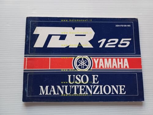 Yamaha TDR 125 1990 manuale uso manutenzione libretto originale italiano