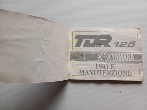 Yamaha TDR 125 1990 manuale uso manutenzione libretto originale italiano